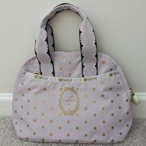 Lesportsac Le Secrets Laduree Paris 2 Way Shoulder Bag Lavender RARE